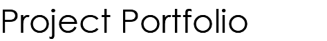 Project Portfolio